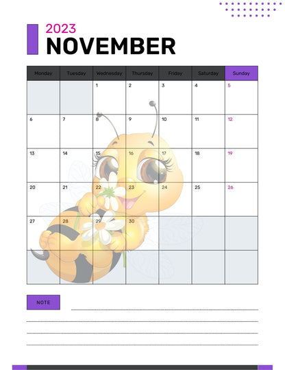 Planner Yearly, Daily, Weekly, Monthly
