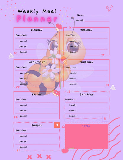 Planner Yearly, Daily, Weekly, Monthly