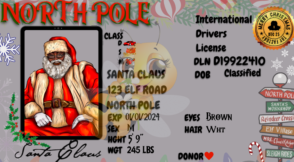 Santa Li Cense (Digital Download) – blanksbyCSU